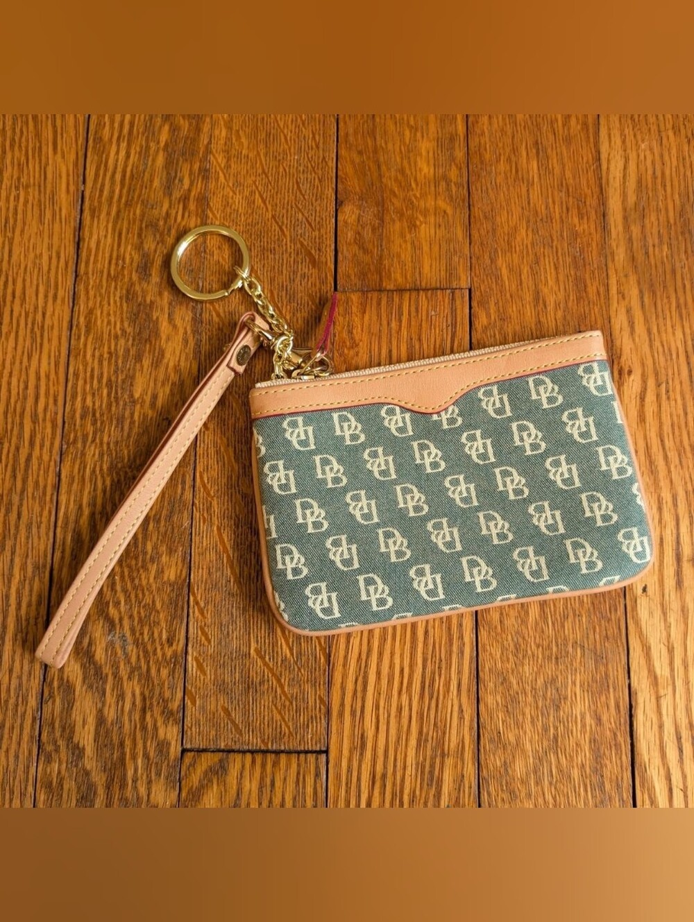 Dooney & Bourke Monogram Logo Wristlet - Bills, Credit Cards, Coin Purse, Small